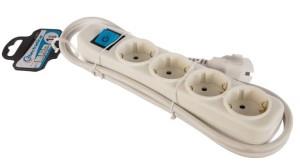 Enzo entac tcd ra cavo 4 vie 3 metri con interruttore bianco 6872566