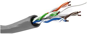 Utp cat6 100m gris flexible cu - 1381537