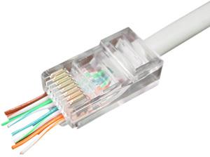 Spina modulare Gembird rj45 montaggio push-through 50 pezzi - 2575196