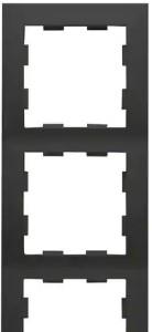 Peha badora cornice di copertura a 3 pieghe nero opaco - 4603670