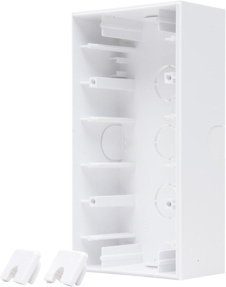 Enzo kopp hk07 pure mat wit 2 voudig opbouwdoos - 4624310