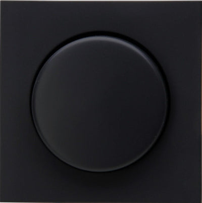 Kopp hk07 placa de cubierta negro mate puro + atenuador de botón - 4624530