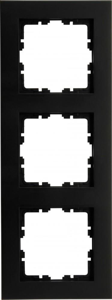 Kopp hk07 marco de cubierta triple negro mate puro - 4624720