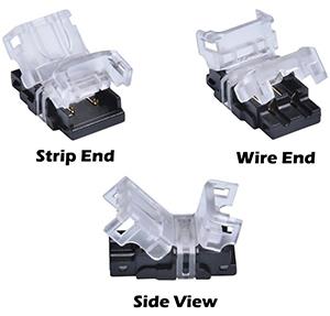 Enzo w.w. connettore rapido hippo per strip 8mm ip65 4380100