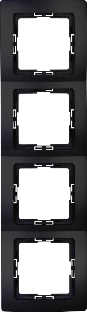 Cornice copertura Kopp hk05 nero opaco a 4 vie - 4621760
