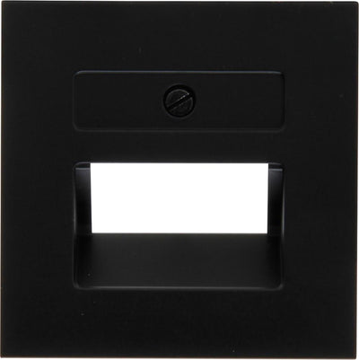 Kopp hk07 placa de cubierta utp doble negro mate puro - 4624560