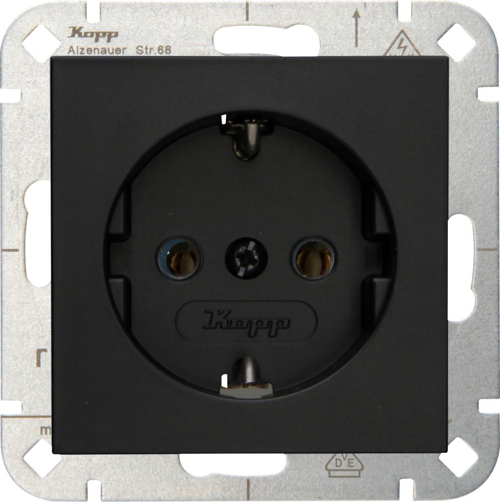 Presa da incasso Kopp hk07 nero opaco puro ra - 4624600