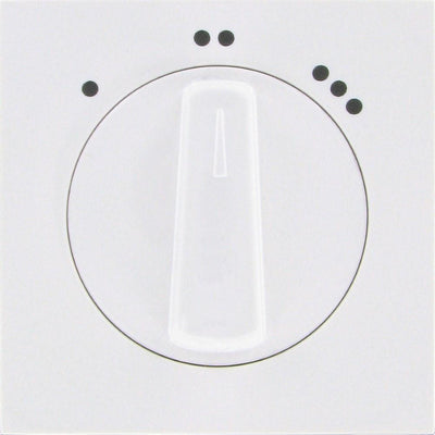 Kopp hk07 placa blanca pura mate + botón interruptor de 3 posiciones - 4624080