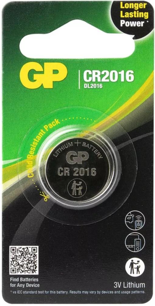 GP CR2016 CELLO CELLA DI LITITIO 3V 1PK