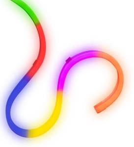 Enzo iluminación de fiesta LED a pilas 10 lámparas rafia 9700110