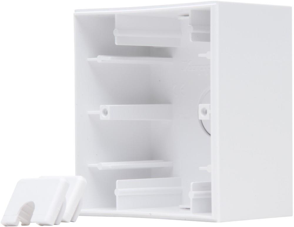 Enzo kopp hk07 pure mat wit 1 voudig opbouwdoos - 4624300