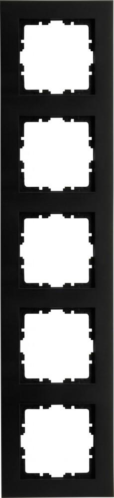 Kopp hk07 marco de cubierta quíntuple negro mate puro - 4624740