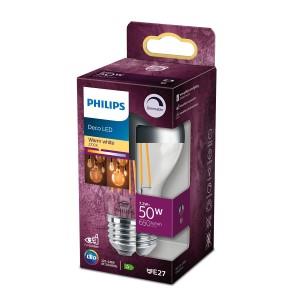 Philips led gls e27 7,2-50w 2700k filament kopspiegel dimbaar blister - 5103503