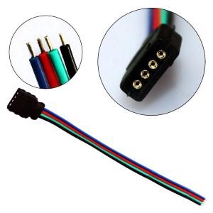 Enzo rgb connector female 4 pins 15 cm draad 4379945