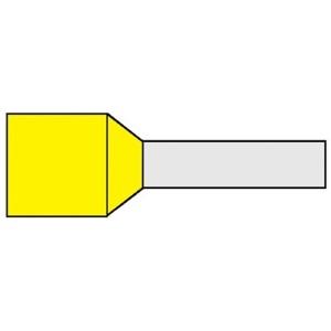 Puntale isolato 6.0x12 giallo - 4421072