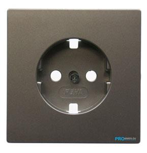 Peha enchufe empotrable RA simple diálogo aluminio - 4602414