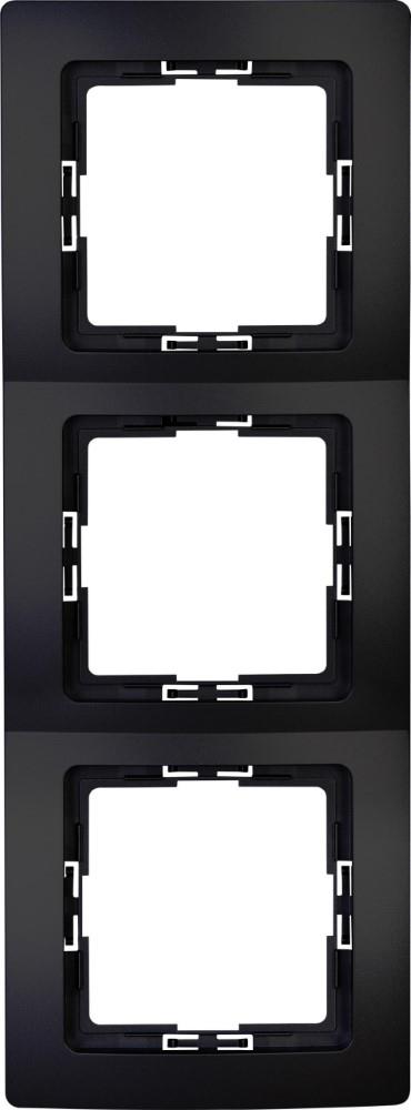 Kopp hk05 marco de cubierta triple negro mate - 4621750