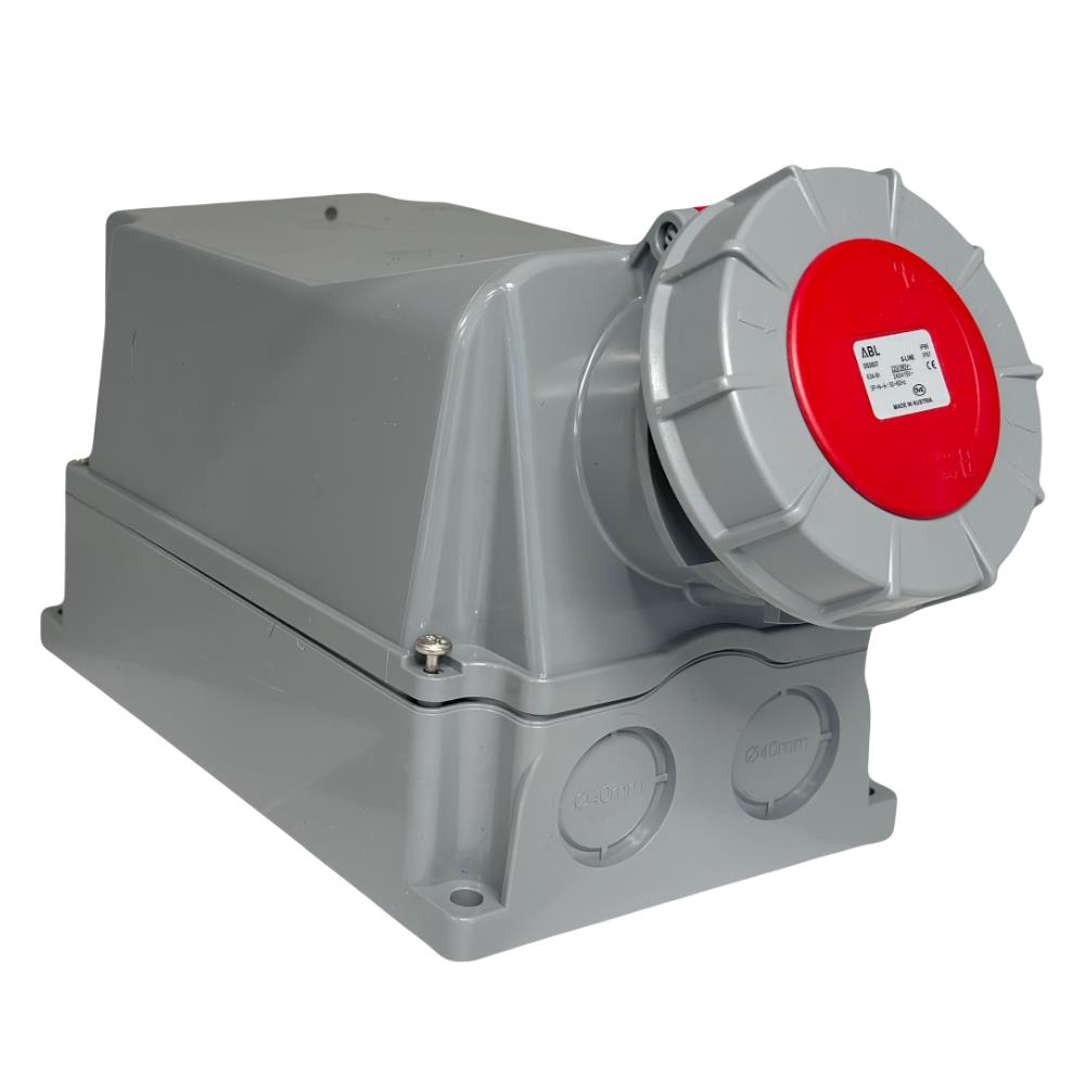 Wc da appoggio Enzo cee 5p 63a 400v rosso ip-67 - 6315184