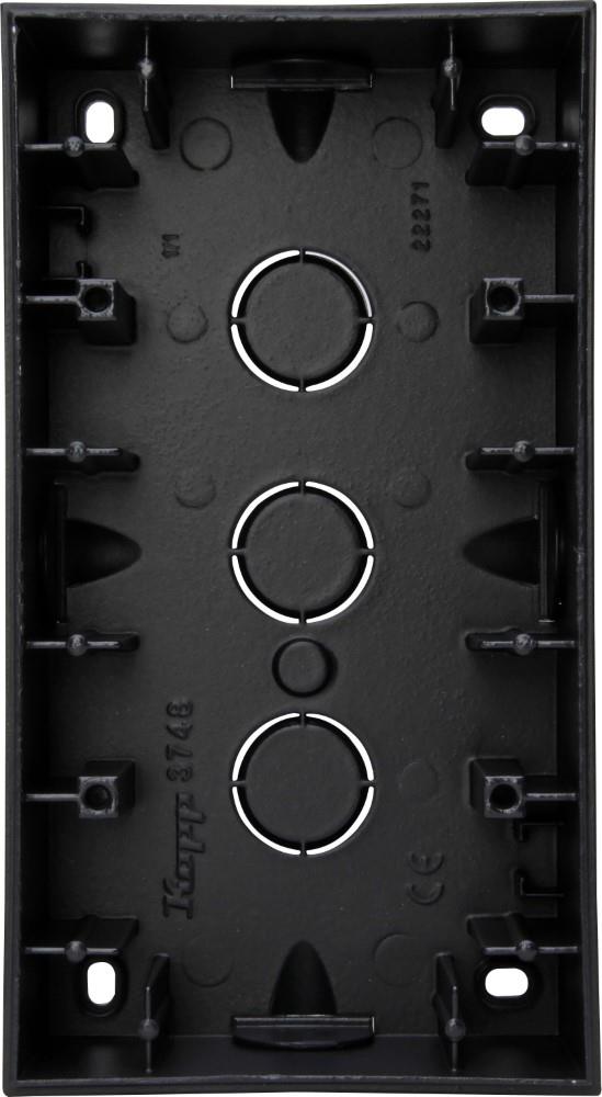 Enzo kopp hk07 pure mat zwart 2 voudig opbouwdoos - 4624810