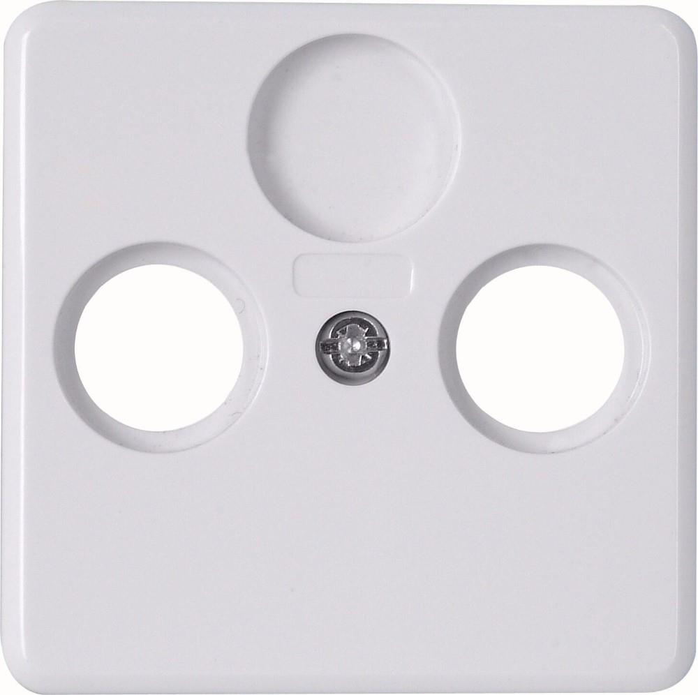 Enzo kopp hk02 wit afdekraam voor coax 4621040
