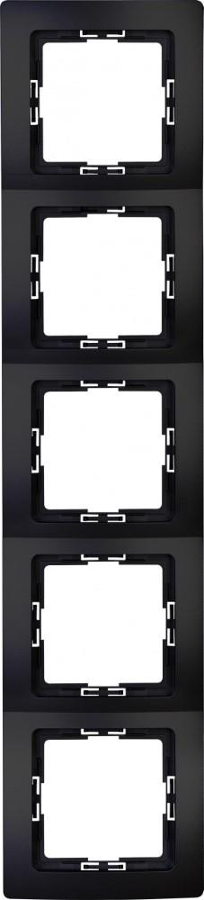 Kopp hk05 marco de cubierta de 5 pliegues negro mate - 4621770