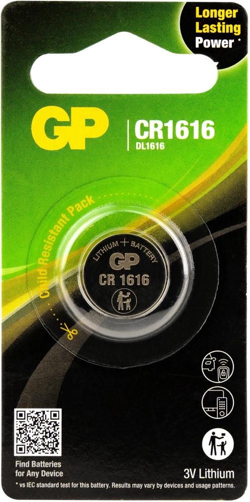 GP CR1616 Botón de litio Cell 3V 1HK