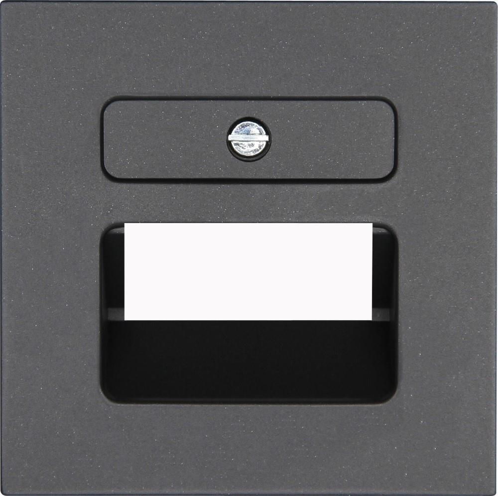 Placca Kopp hk07 antracite utp doppia - 4623060