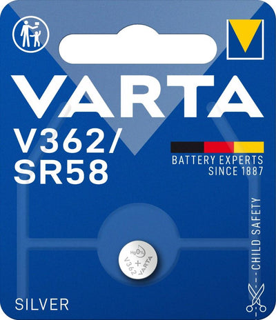 Varta 362 SR58 al pezzo nel blister 2913500
