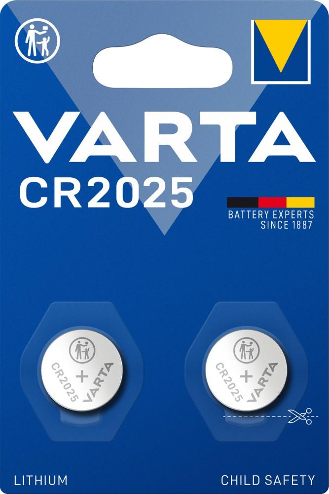 Varta CR2025 Batterías de celda Knoop 2 piezas