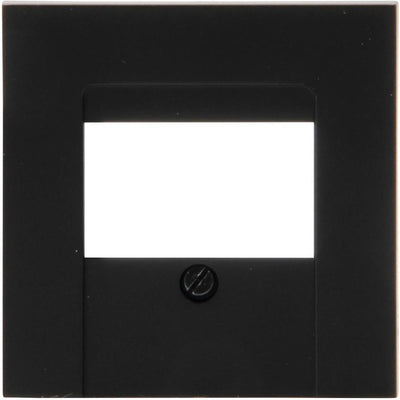 Enzo kopp hk07 pure mat zwart afdekplaat usb - 4624570
