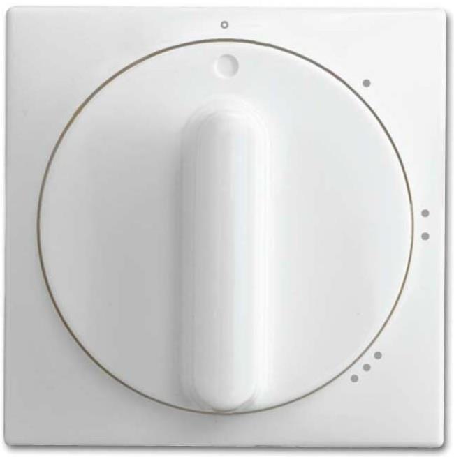 Busch Jaeger placa blanca para interruptor de 3 vías - 4694095