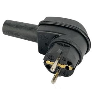 Enzo kopp randaarde stekker rubber haaks kopp - 6141195