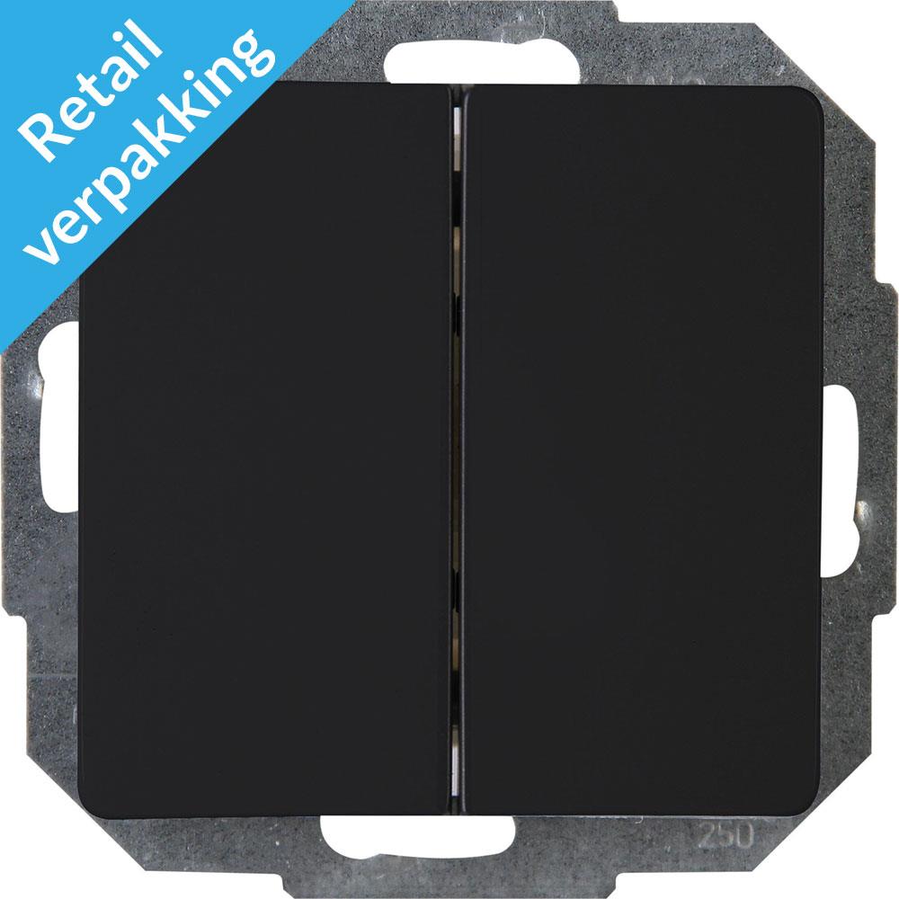 Kopp paris serie negro mate interruptor + balancín - 4625220