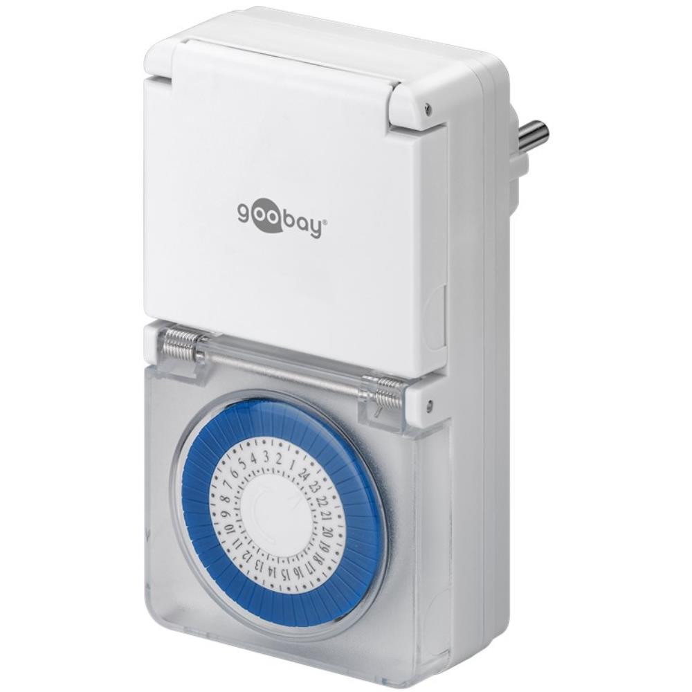 Enzo goobay timer programma giornaliero scatola IP44 antispruzzo - 8364210