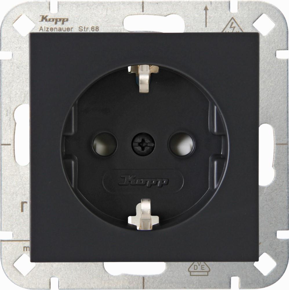 Kopp hk07 presa da incasso antracite ra + blocco sicurezza bambini - 4623110