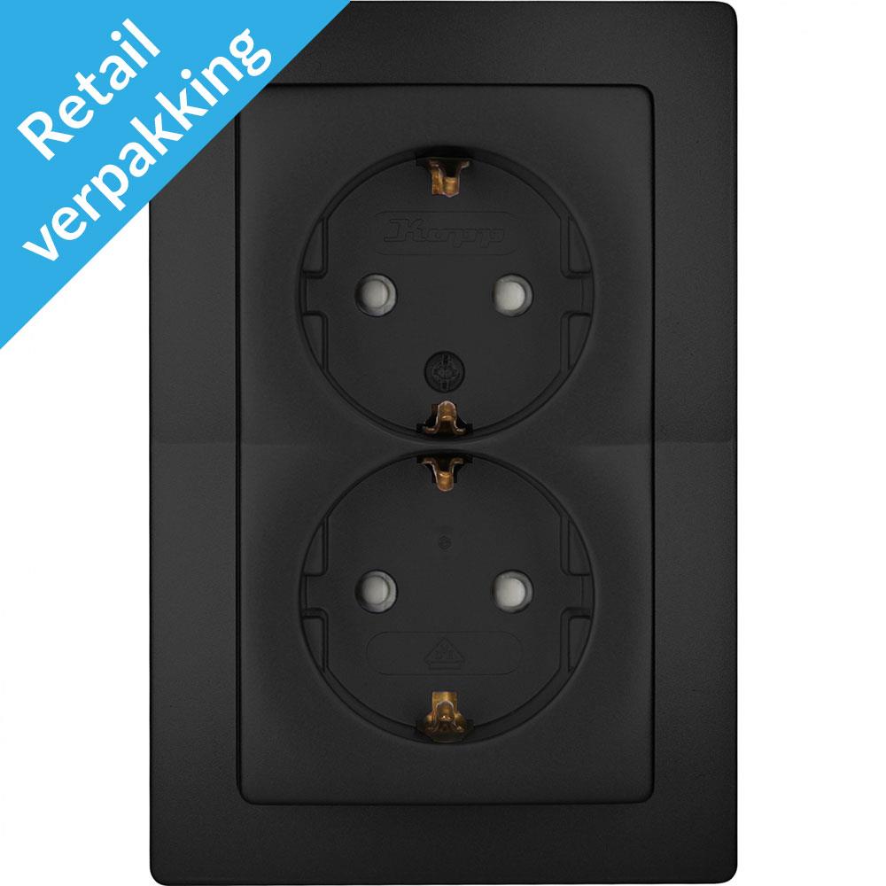 Kopp paris presa da incasso ra doppia nero opaco - 4625320