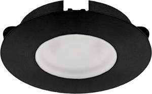 Klemko Lagos XPG Faretto per mobili LED bianco caldo 2700K 90° nero - LED0925