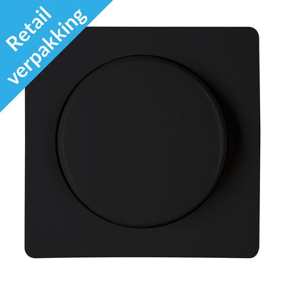 Kopp Paris placa cubierta negra mate + atenuador de botón - 4625230