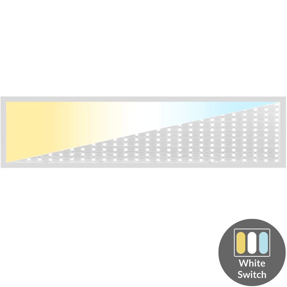 Panel retroiluminado LED blanco 120x30cm 36w 4500lm tri-blanco - 5016210