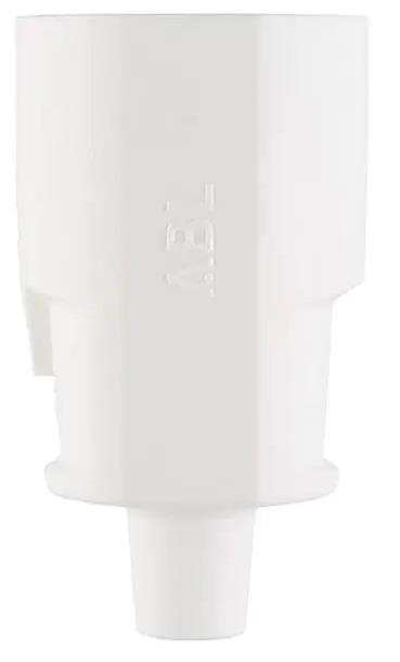 Enzo abl randaarde contra stekker met tule wit - 6141214