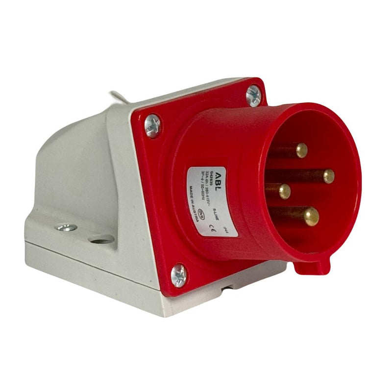 Enzo cee 4p 32a 400v opb wcd rosso con spinotti - 6315168