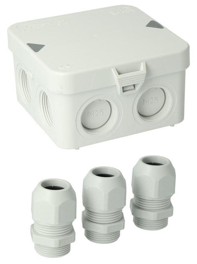 Enzo attema scatola cavi attema ak1 + 3 pressacavi m25 ip65 - 4034022