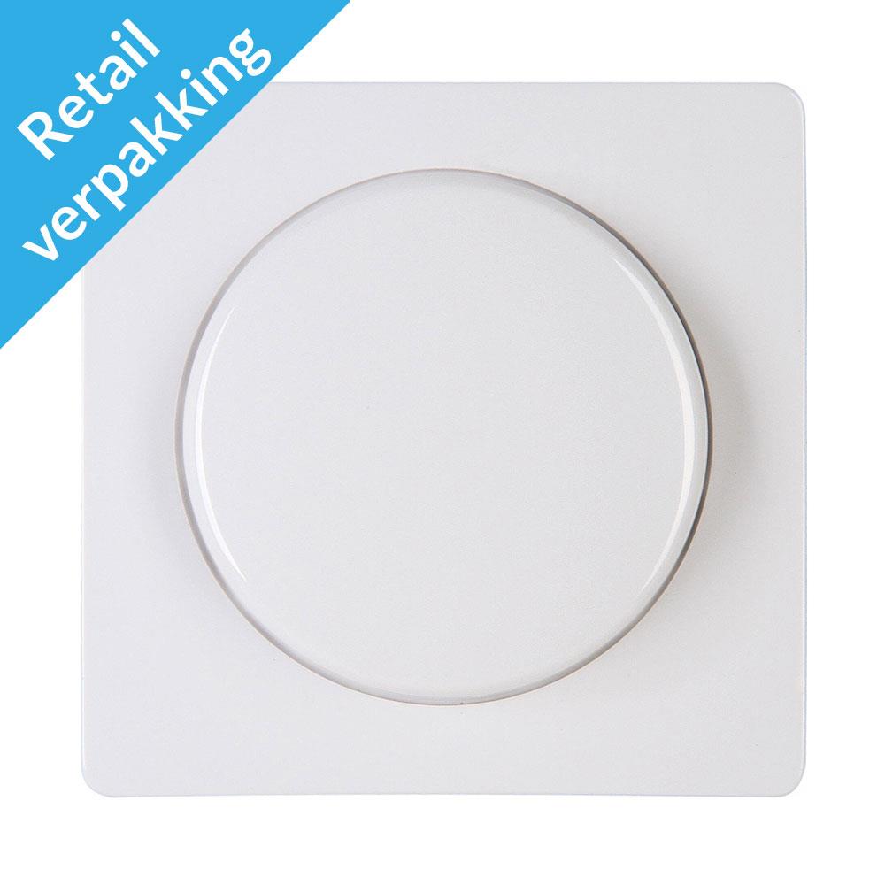 Enzo kopp paris arctic wit afdekplaat + knop dimmer - 4625030