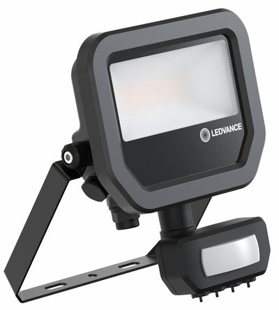 Lámpara de construcción LED Ledvance 10w 4000k negro + sensor - 5017551