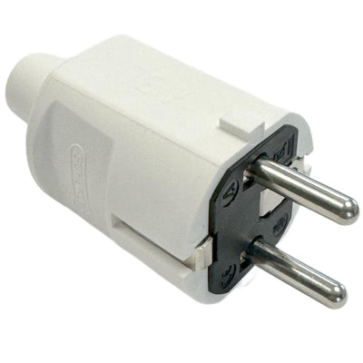 Enchufe con toma de tierra Enzo | con tul | blanco - 6141204