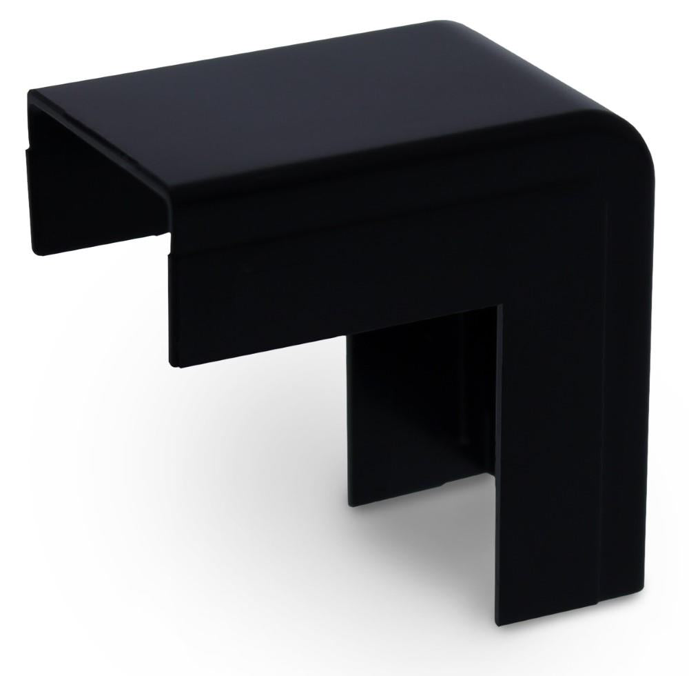 Canalit system25 codo exterior con pieza inferior 25x13mm negro - 4745715
