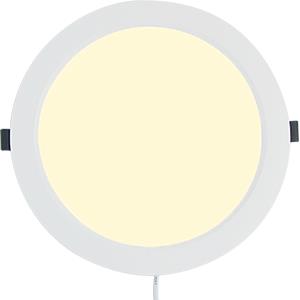 Varnalux pannello led downlight 6w bianco 4000k base ø118mm - 9000050