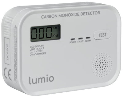 Lumio7900605 koolmonoxidemelder | batterij lcd | lumio - 7900605