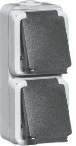 Peha swd enchufe de superficie peha doble vertical - 4657961