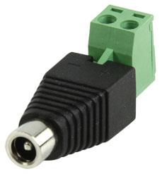 Spina DC Enzo femmina con terminali a vite 4379990
